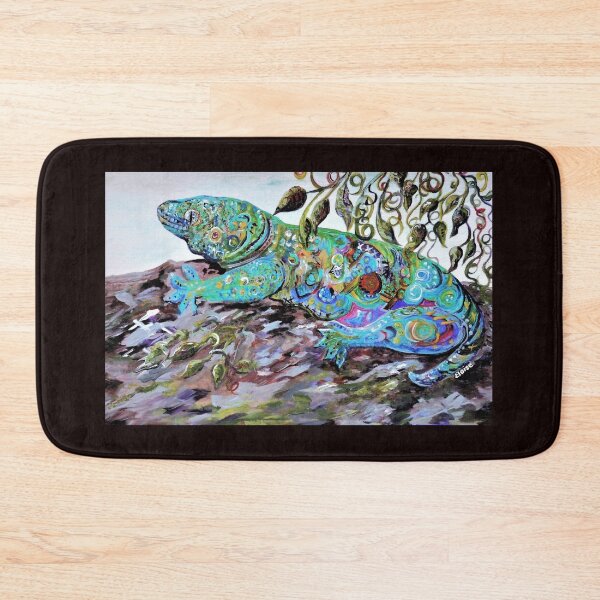 Item preview, New Caledonia Lizard Art Deco Style  designed and sold by EloiseArt.