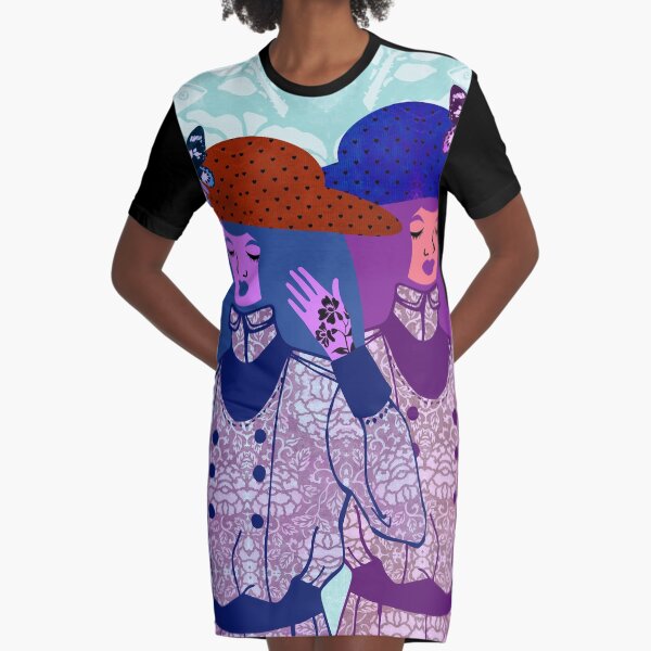 Southern Belles Graphic T-Shirt Dress