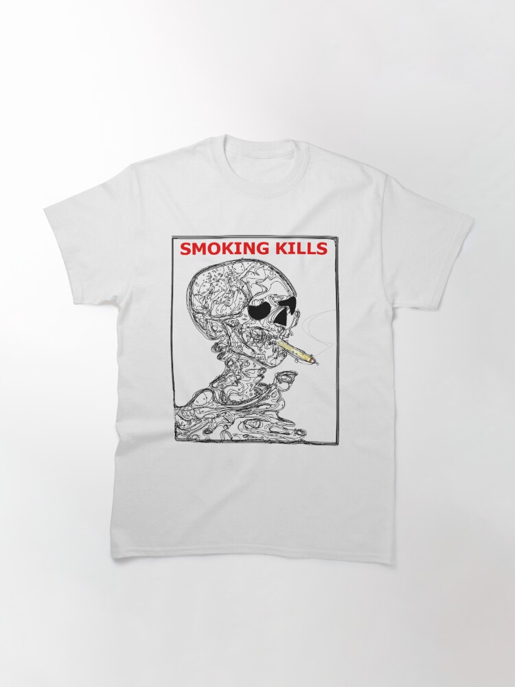 t shirt smoking kills