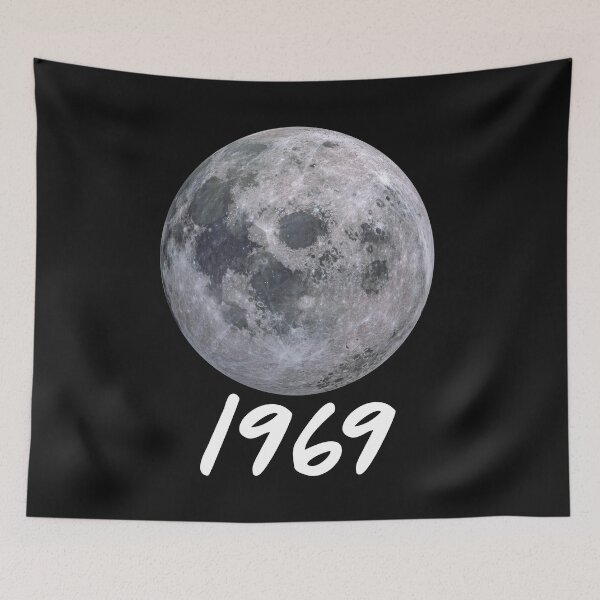 Item preview, Moon 1969 Apollo 11 - Man Walking on the Moon designed and sold by Goldmedaldesign.