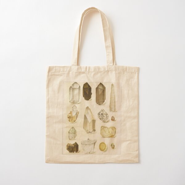 Quartz Minerals Cotton Tote Bag