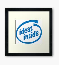 Ideas Inside Framed Print