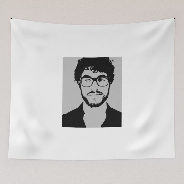 Item preview, Darren with beard and glasses designed and sold by byebyesally.