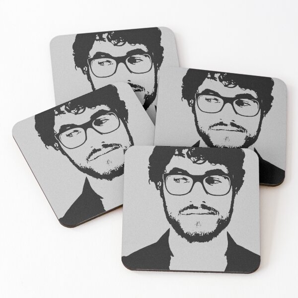 Item preview, Darren with beard and glasses designed and sold by byebyesally.