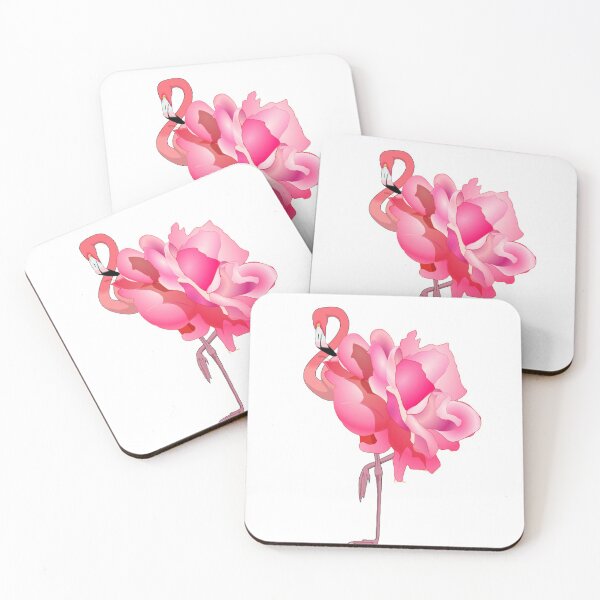 Aperçu de l'œuvre Flamingo Rose Flamant Rose et Fleur créée et vendue par Tammy Winand Arts.