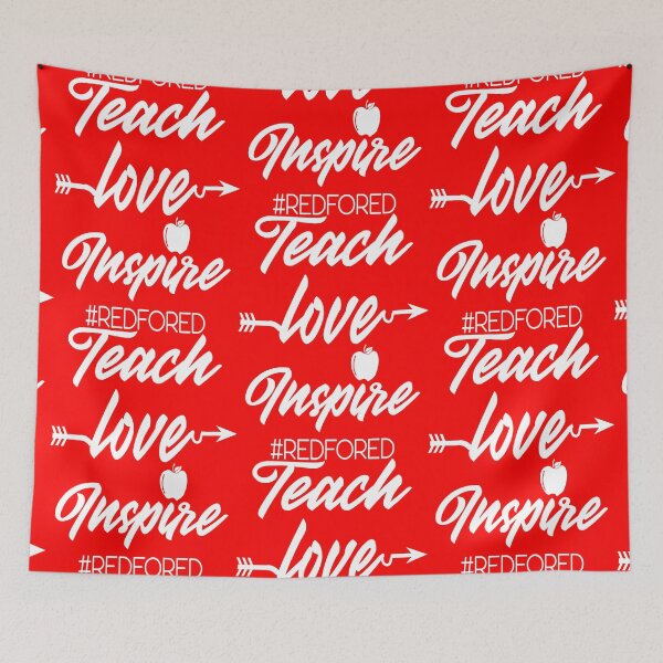 Item preview, Teach Love Inspire Red For Ed Shirts designed and sold by clothesy7.