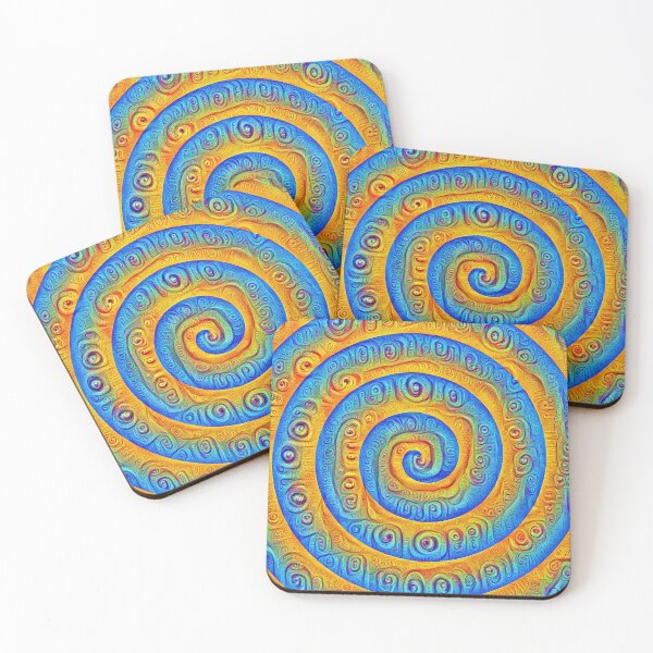 Item preview, #DeepDreamed Swirl designed and sold by blackhalt.