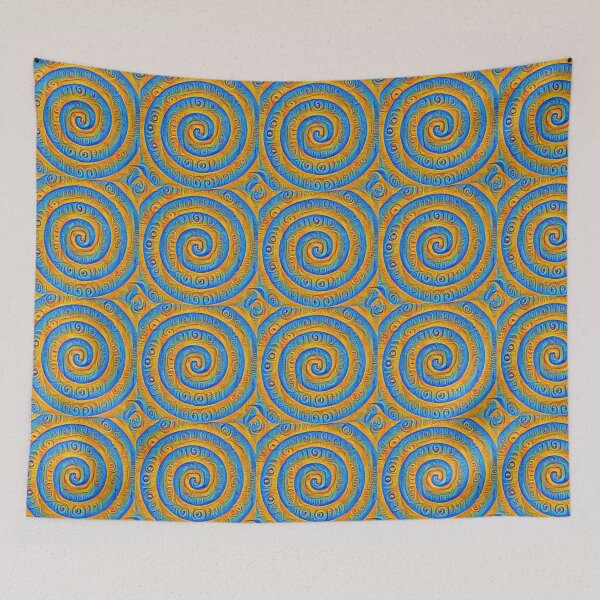 Item preview, #DeepDreamed Swirl designed and sold by blackhalt.