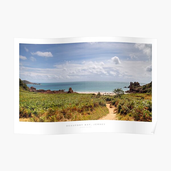 Beauport Bay, Jersey Poster