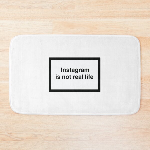 Item preview, Instagram Is Not Real Life designed and sold by izzydoodlesshop.