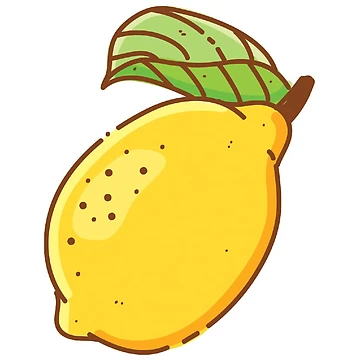 Artwork thumbnail, Yellow Lemon Sticker by RipDesigns