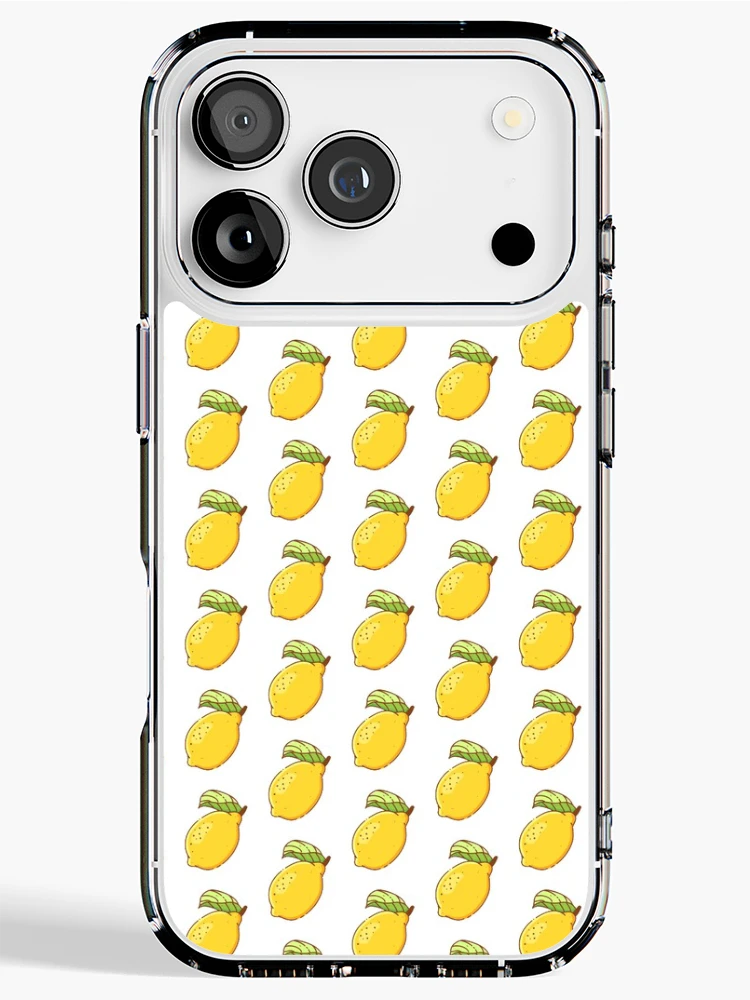 Thumbnail 1 of 5, iPhone Case, Yellow Lemon Sticker designed and sold by RipDesigns.
