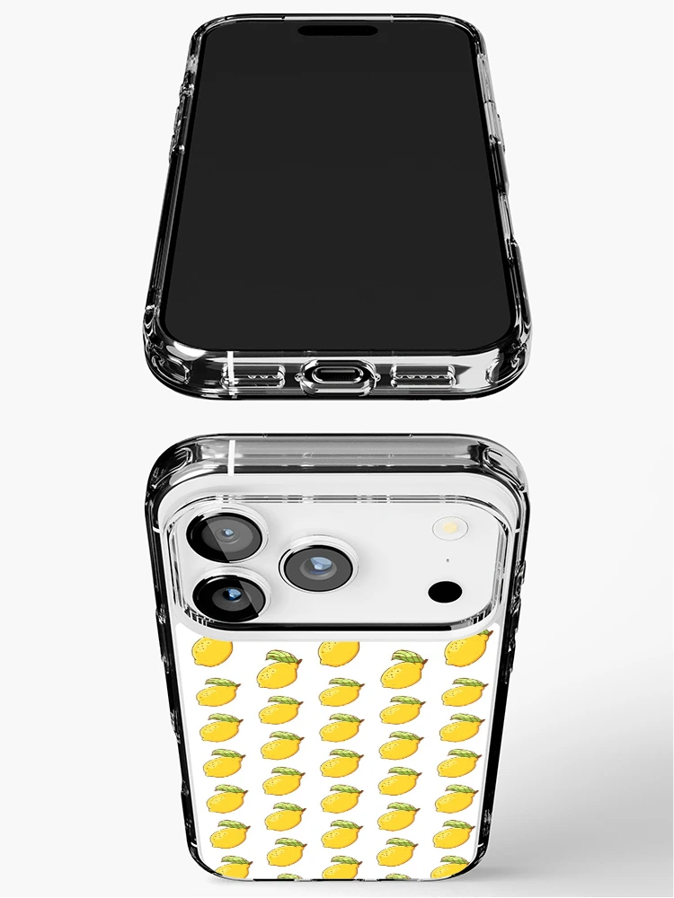 Thumbnail 3 of 5, iPhone Case, Yellow Lemon Sticker designed and sold by RipDesigns.