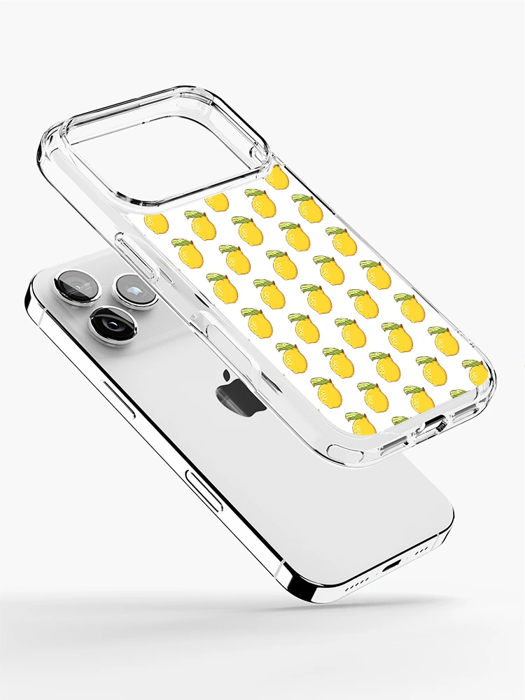 Thumbnail 2 of 5, iPhone Case, Yellow Lemon Sticker designed and sold by RipDesigns.