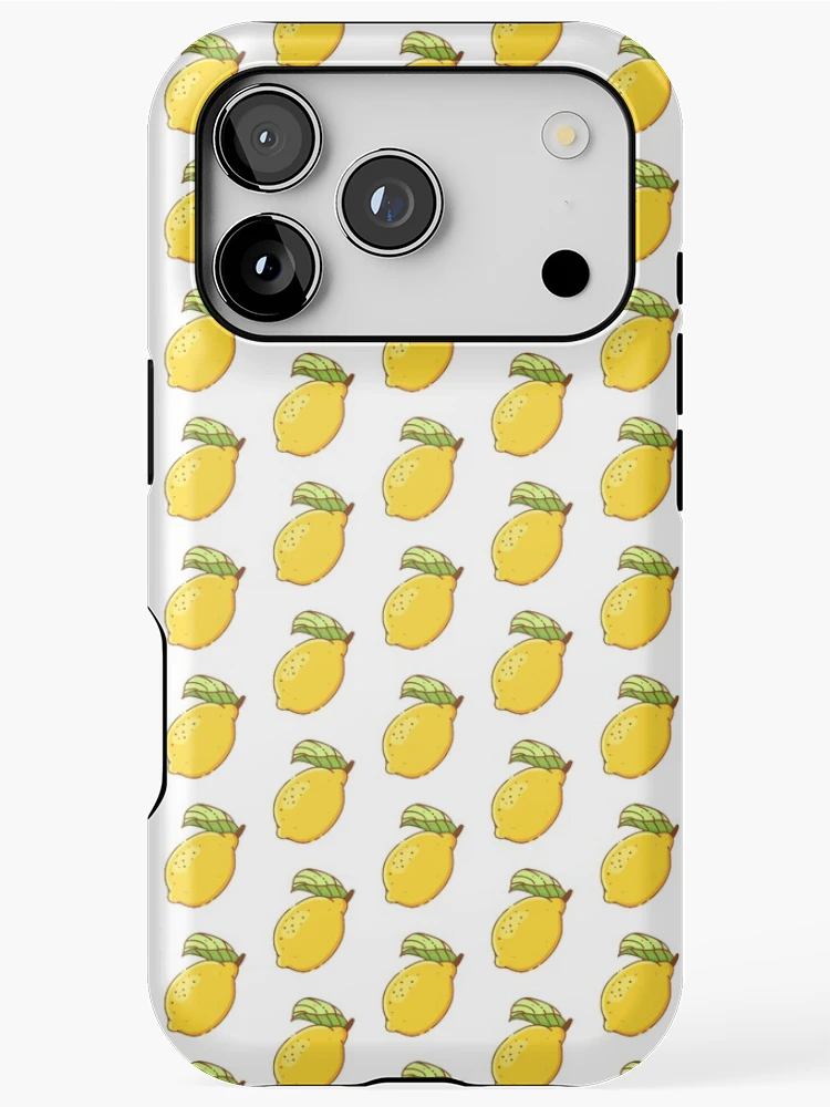 Thumbnail 1 of 4, iPhone Case, Yellow Lemon Sticker designed and sold by RipDesigns.