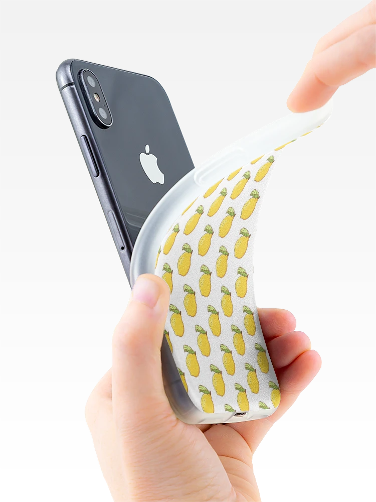 Thumbnail 4 of 5, iPhone Case, Yellow Lemon Sticker designed and sold by RipDesigns.