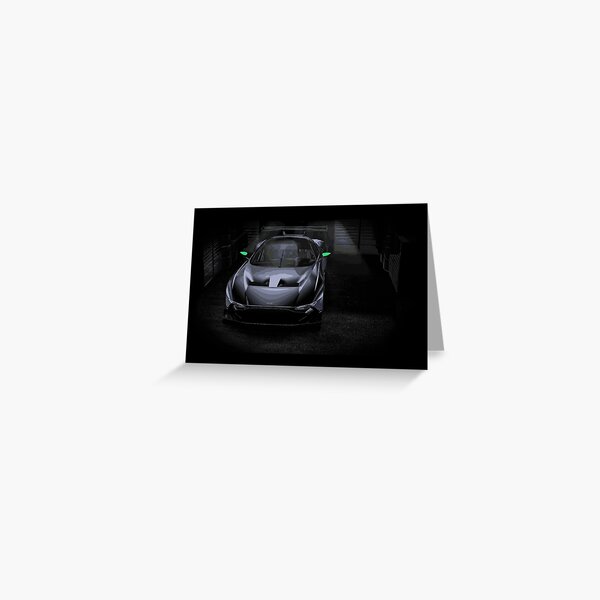 Aston Martin Vulcan Race Car Greeting Card