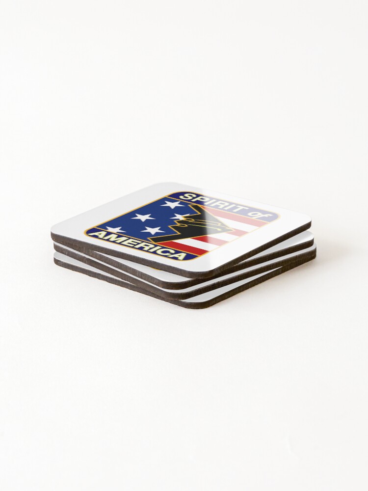 Thumbnail 4 of 5, Coasters (Set of 4), B-2 Program Logo designed and sold by Spacestuffplus.