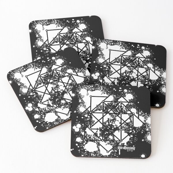 Item preview, Woosung, The White Rose Abstract designed and sold by acamaryllis.