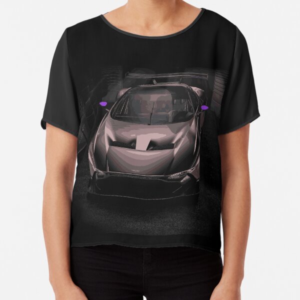 Aston Martin Vulcan Race Car Chiffon Top