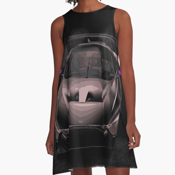 Aston Martin Vulcan Race Car A-Line Dress