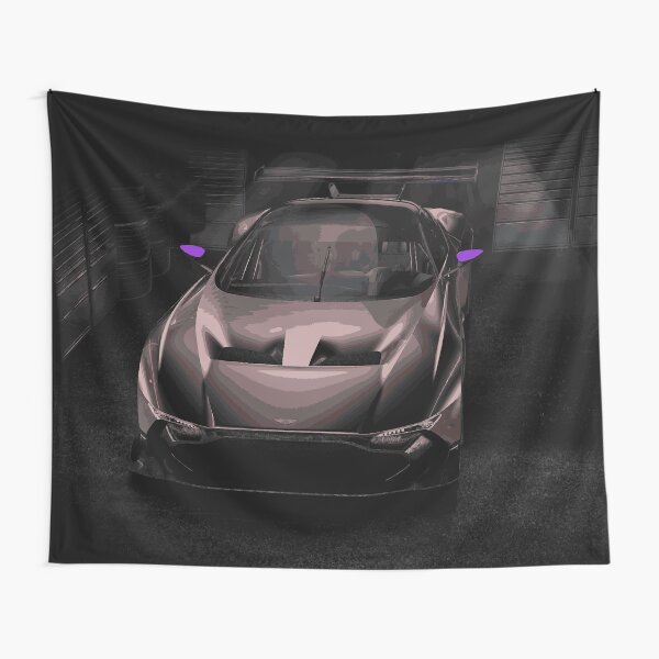 Aston Martin Vulcan Race Car Tapestry