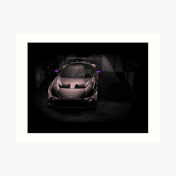 Aston Martin Vulcan Race Car Art Print