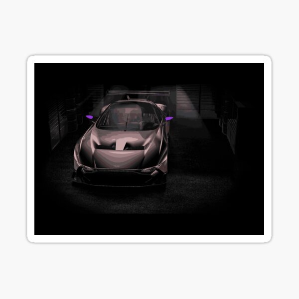 Aston Martin Vulcan Race Car Glossy Sticker