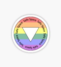 Triangle Club Safe Space Sticker Sticker