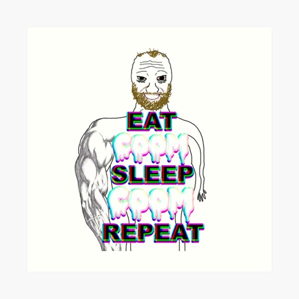 Coomer Art Print By Boomerusa Redbubble - c wojak roblox roblox meme on meme