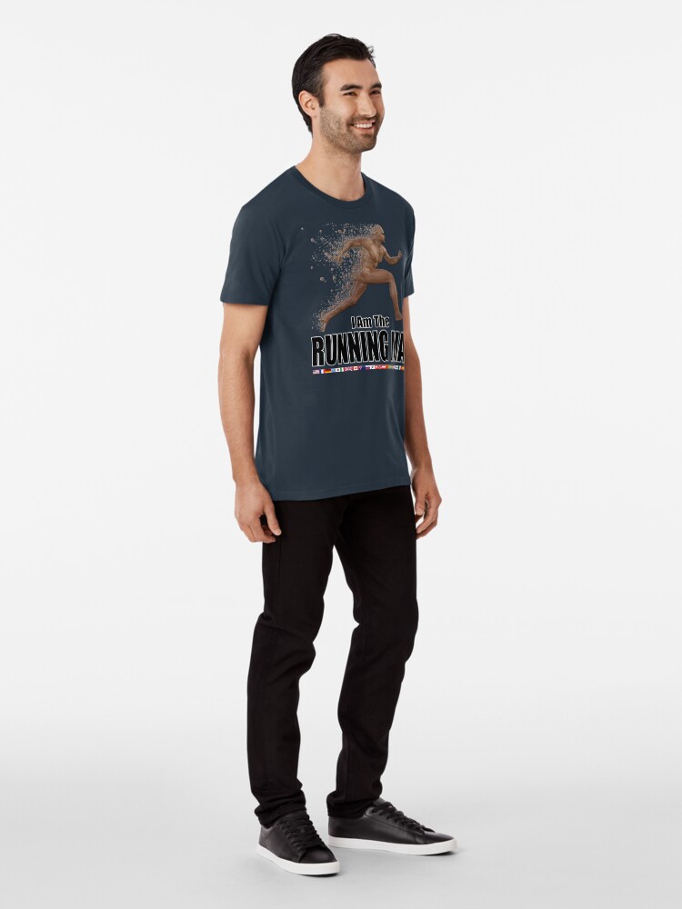 Alternate view of Running Man Premium T-Shirt