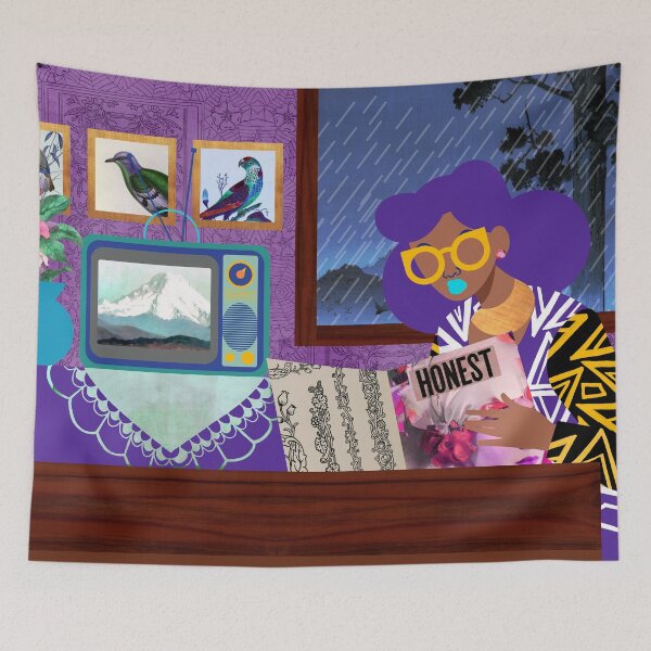 Item preview, Rainy Day Reading designed and sold by TabithaBianca.