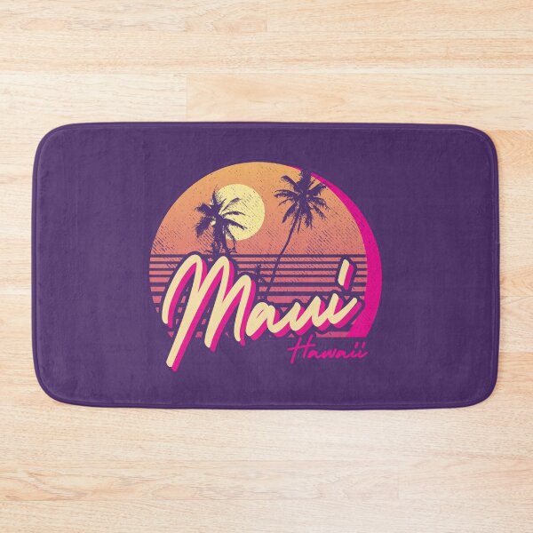 Item preview, Retro Maui Hawaii Sunset Beach Graphic designed and sold by Si Li.