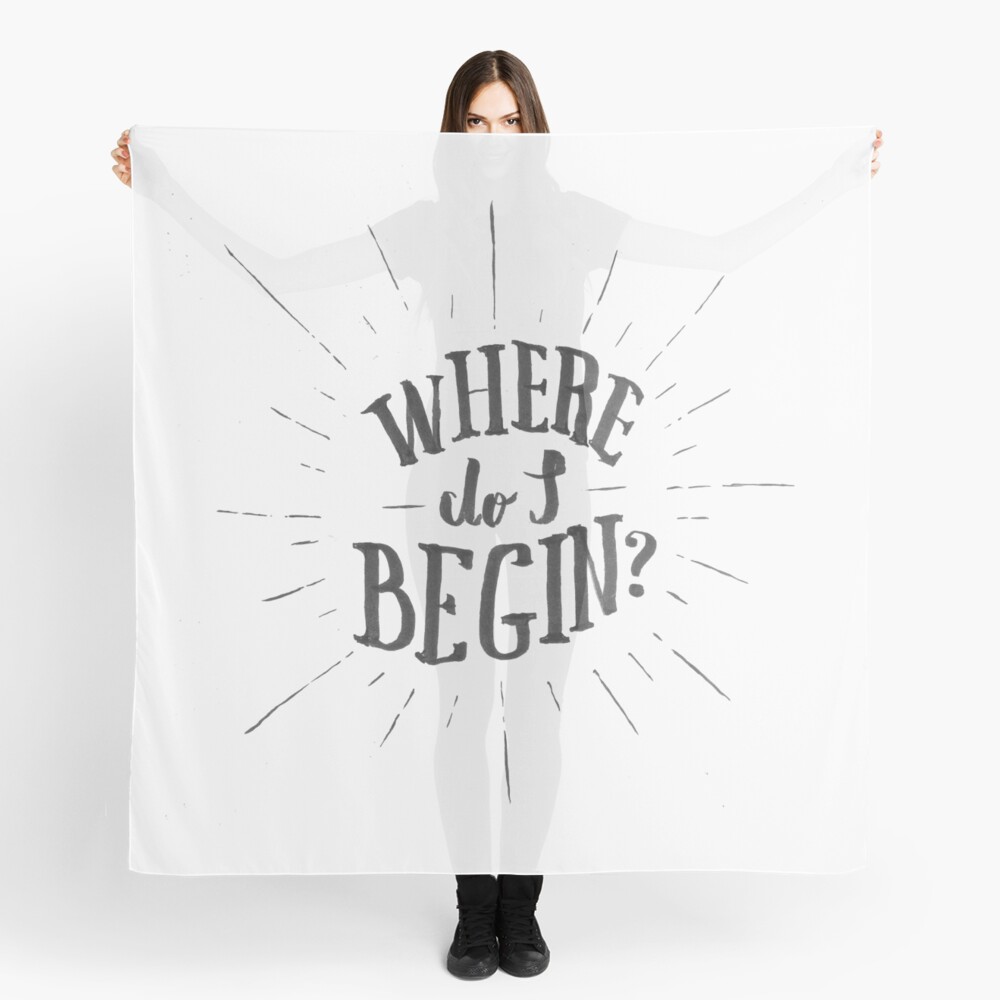 Where do I begin? Scarf