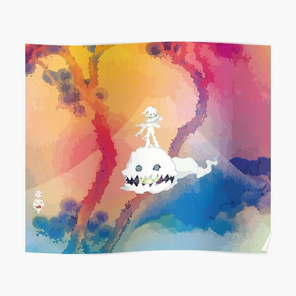 Kid See Ghosts Cover Poster