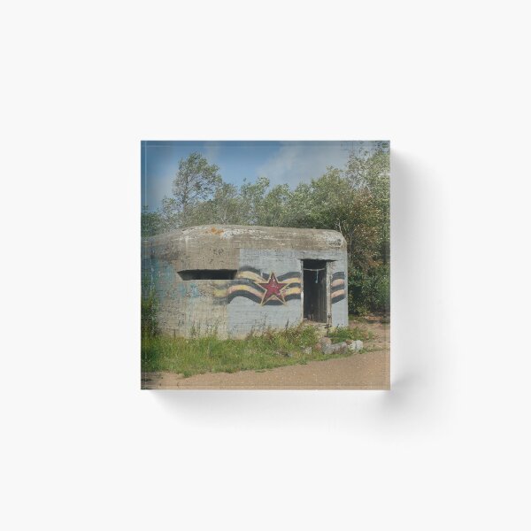 Item preview, Old soviet military pillbox with graffiti designed and sold by mrivserg.