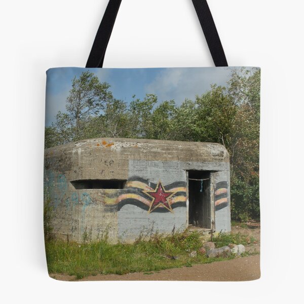 Item preview, Old soviet military pillbox with graffiti designed and sold by mrivserg.