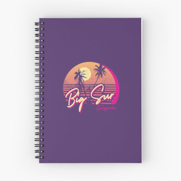 Item preview, Retro Big Sur California Sunset Beach Graphic designed and sold by Si Li.