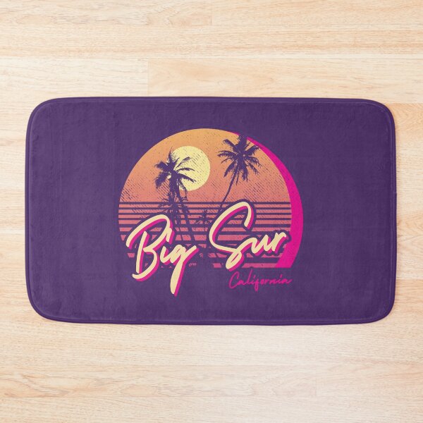 Item preview, Retro Big Sur California Sunset Beach Graphic designed and sold by Si Li.