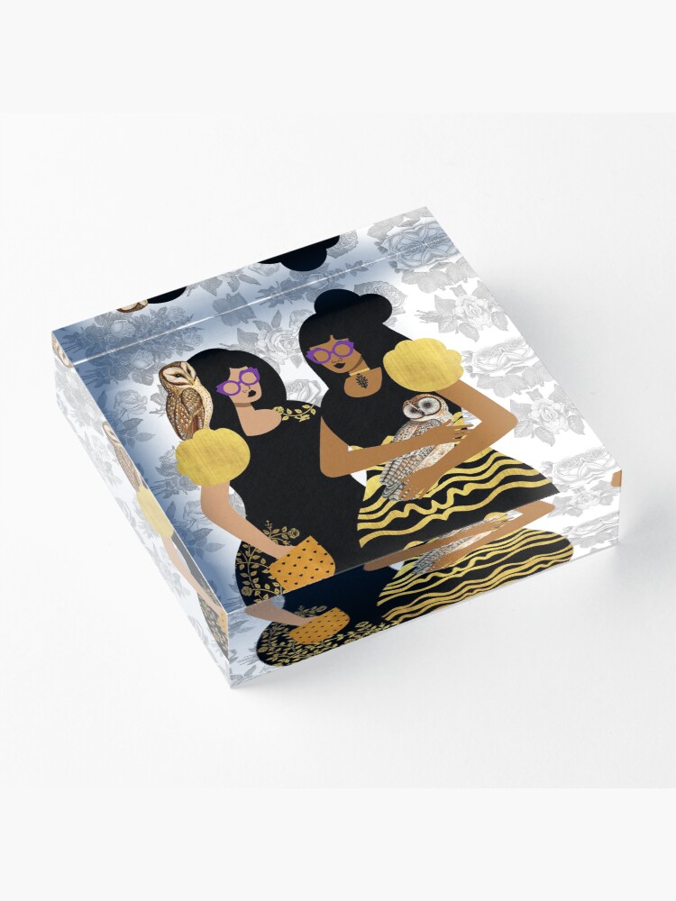 Alternate view of Goth Girls Acrylic Block