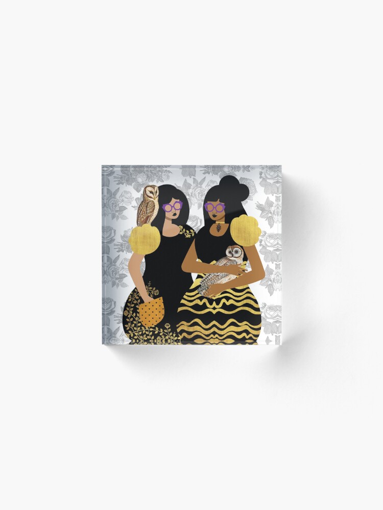 Alternate view of Goth Girls Acrylic Block
