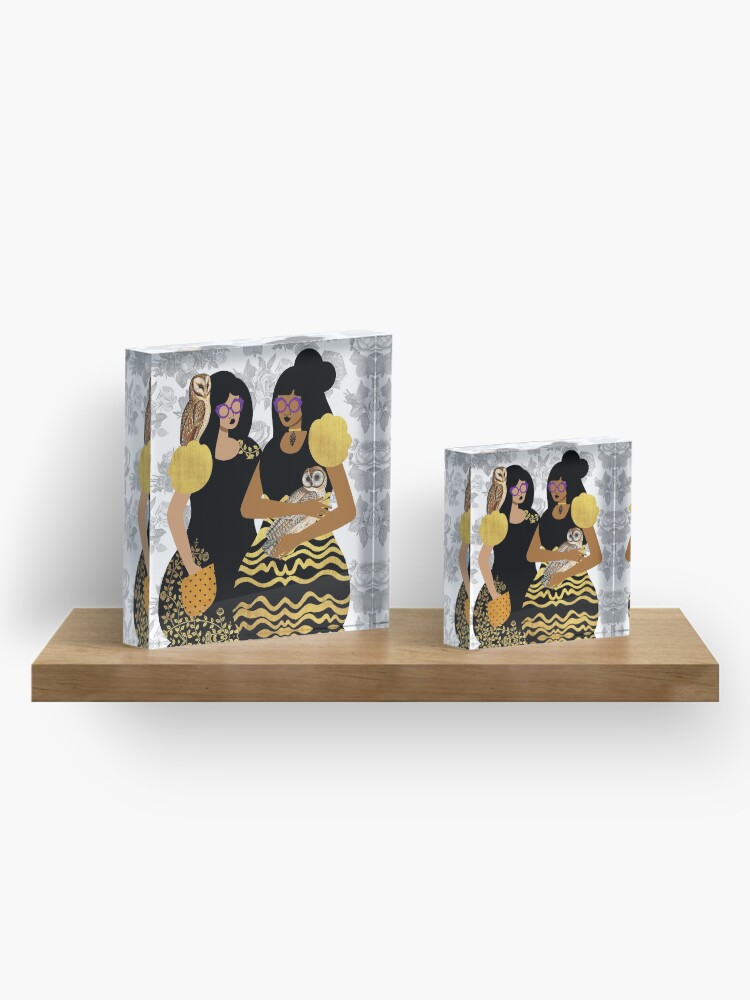 Alternate view of Goth Girls Acrylic Block