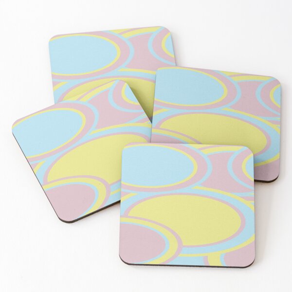 Item preview, Pastel Circles Abstract Painting designed and sold by OneArtsyMomma.