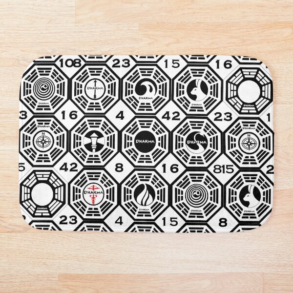 Item preview, Lost Dharma Stations with the Numbers designed and sold by PeppermintCreek.