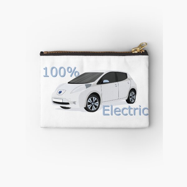 Artikelvorschau, 100% elektrisches Nissan Leaf (weiß) entworfen und verkauft von fireball916.