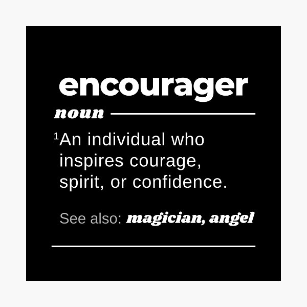 Item preview, Encourager White Cute Funny Gift Fun Spiritual Motivational Inspirational Wise Quote designed and sold by EpsilonEridani.