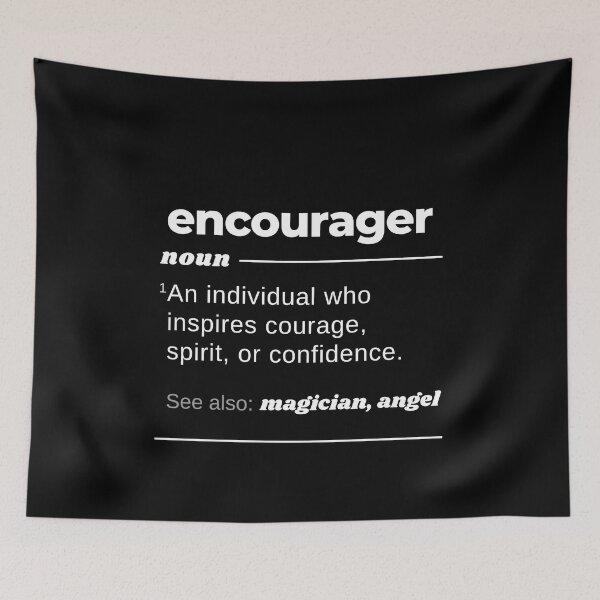 Item preview, Encourager White Cute Funny Gift Fun Spiritual Motivational Inspirational Wise Quote designed and sold by EpsilonEridani.