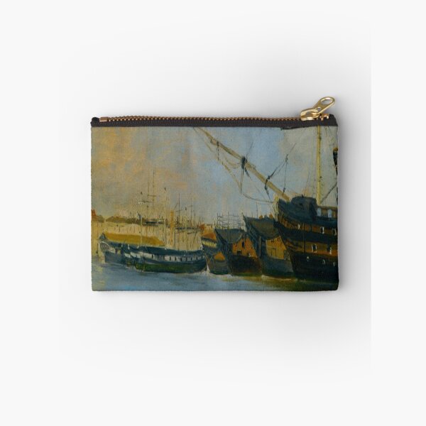 Item preview, Toulon Battleships Dismantled(Toulon Vaisseaux de Guerre Desarmes)-Camille Corot designed and sold by LexBauer.