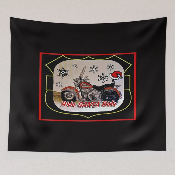 Item preview, Ride Santa Ride Motorcycle Santa designed and sold by artenvironments.