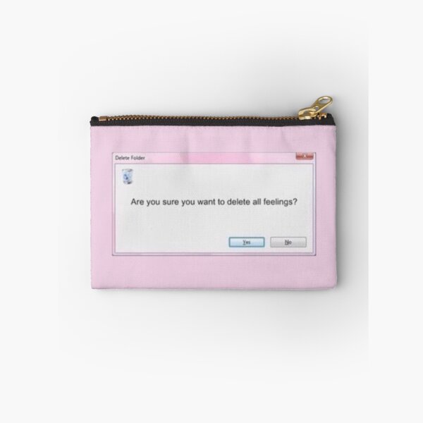Item preview, Delete All Feelings designed and sold by BelleInconnue.